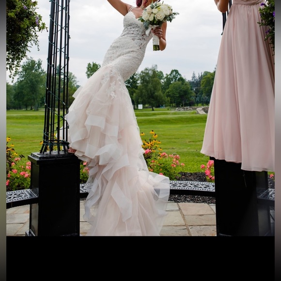 Morilee Madeline Gardner Marciela blush wedding dress - Picture 1 of 8